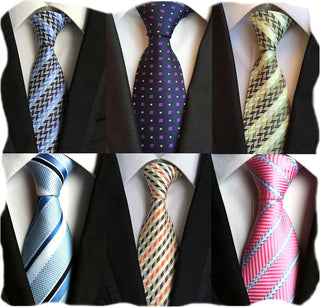 Classic Men's Silk Tie 6 pack