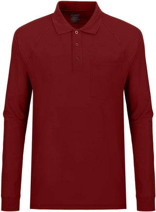 Plus Size Men's Big Golf Polo Shirts Long Sleeve