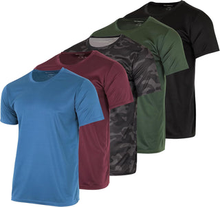 Big Men's Crew Neck T Shirts | 5 Pack