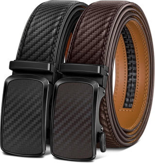 Big Men's Ratchet Belt 2 Pack