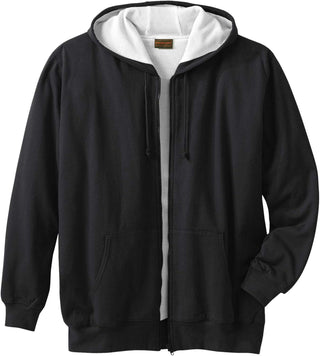 Plus Sized Men's Big & Tall Full-Zip Thermal Hoodie