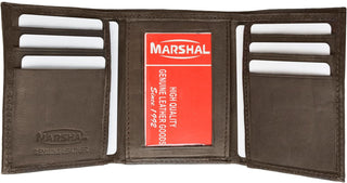 Men's Leather Trifold Wallet