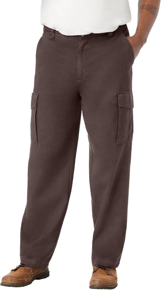 Plus Sized Men's Big & Tall Cargo Pants