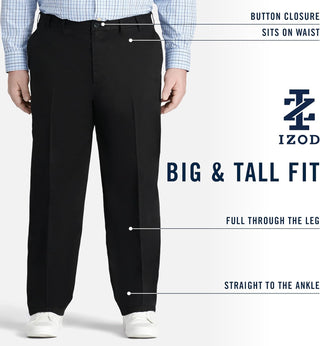 Big and tall Men's Flat Front Pants