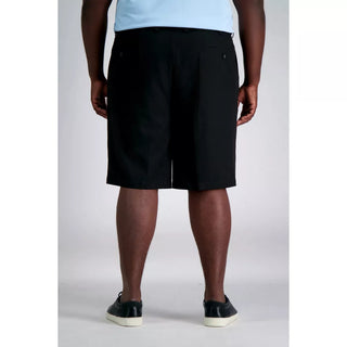 Haggar Men'S Cool 18 Pro Big & Tall Pleated Front Short