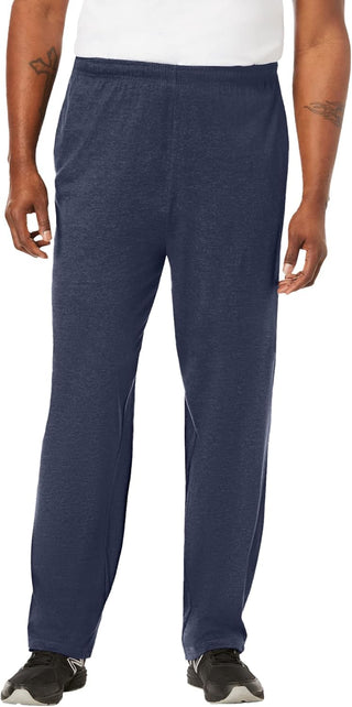 Lightweight Big and Tall Open Bottom Sweatpants