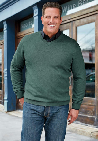 Big Men's V-Neck Sweater