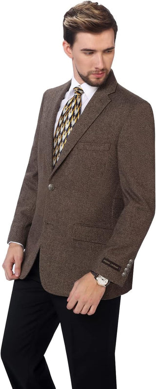 Men's Big and Tall Premium Wool Blazer 