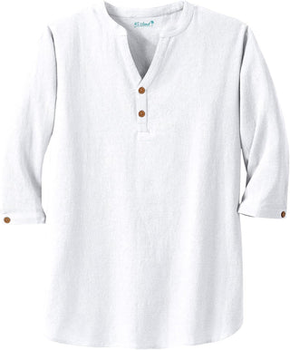 Big & Tall Men's Mandarin Collar Shirt