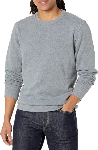 Big Men's Fleece Crewneck Plus Sized Sweatshirt