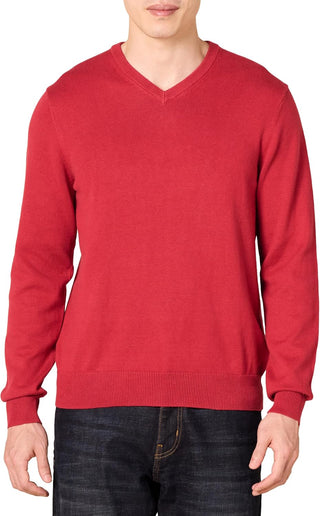 Big Men's V-Neck Plus Size Sweater 