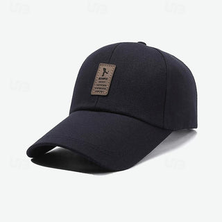 Men'S Baseball Cap Sun Hat Trucker Hat Black Red Polyester Fashion Casual Street Daily Letter Adjustable Sunscreen Breathable