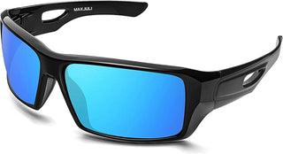 Polarized Wrap around Sports Sunglasses for Men