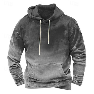 Big Men's Hoodie Hooded Color Block Pocket Sports Streetwear Basic Casual Clothing Apparel Hoodies Sweatshirts