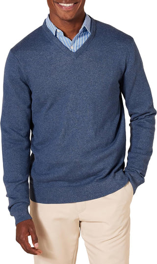 Big Men's V-Neck Plus Size Sweater 