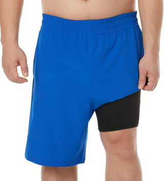 Big Men's Swim Trunks Swim Shorts Compression Liner Swimsuit