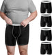 Big Man Striped Belt 4 Pack - Black