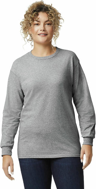 Big Men's Ultra Cotton Long Sleeve T-Shirt, Multipack