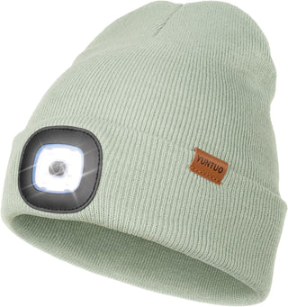 Mens Beanie with LED Light