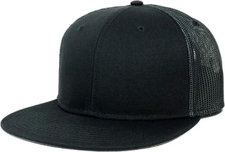 Oversized Flatbill Mesh Snapback Cap