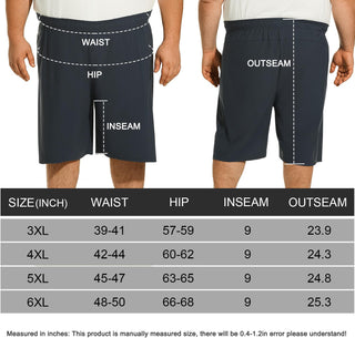 Big Men's Athletic Shorts 