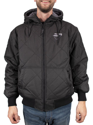 Men' Big & Tall Fleece Lined Quilted Winter Jacket Coat 