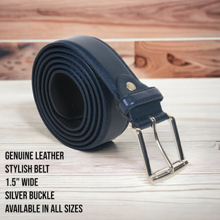 Men Jeans Belt Big and Tall Size Genuine Leather by