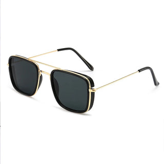 Fashion Sunglasses European and American Metal Small Square Frame Korean Version Glasses Retro Square Sunglasses UV Protection