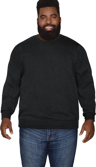 Big and Tall Men's Fleece Crewneck Sweatshirts