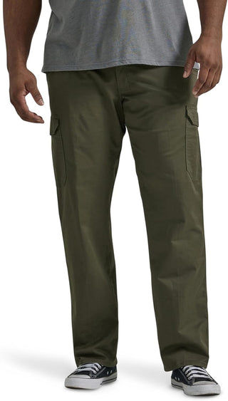 Plus Sized Men's Twill Cargo Pants