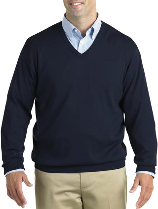 Big and Tall Men's V-Neck Pullover