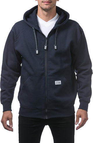 Plus Sized Men's Heavyweight Full Zip Hoodie