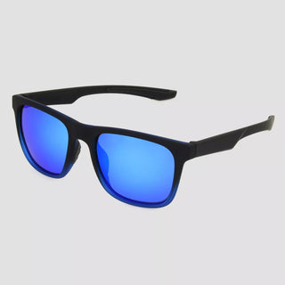 Men'S Rubberized Surfer Shade  with Mirrored Polarized Lenses - All in Motion™ Black