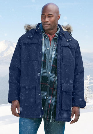 Men's Big & Tall; Plus Size Parka