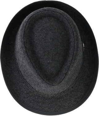 Men’s Fedora with Herringbone Band