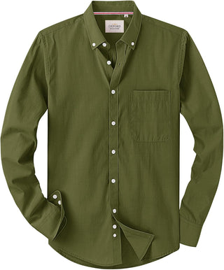 Big Men's Solid Oxford Shirt