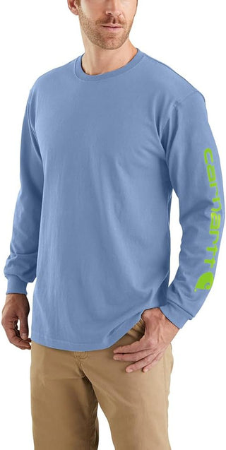 Big Men's Loose Fit  Long-Sleeve Plus Size T-Shirt