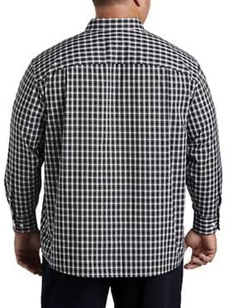 Big + Tall Men's Plaid Sport Shirt