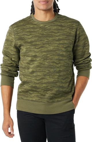 Big Men's Fleece Crewneck Plus Sized Sweatshirt