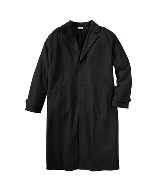 Big & Tall Wool-Blend Long Overcoat