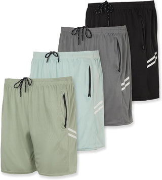 Big Men's Mesh Shorts - 4 Pack