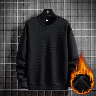 Winter Men Sweatshirts Fleece Oversized plus Size 6XL 7XL 8XL Long Sleeve O-Neck Pullovers Flannel Streetwear Fashion Sportswear