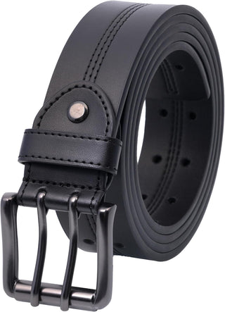 Belts for Men Big and Tall Double Prong; plus Size