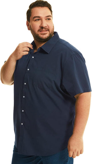 Plus Sized Mens Button down Shirt 