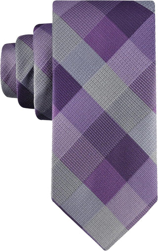 Mens Buffalo Check Pattern Necktie