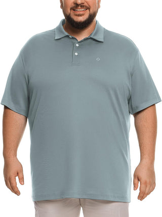 Big and Tall Men's Polo Shirt Moisture Wicking 