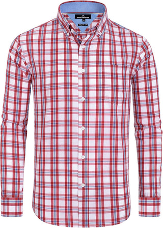 Big Men's Plaid Button down Shirts