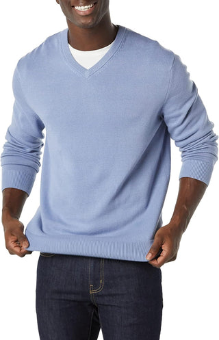 Big Men's V-Neck Plus Size Sweater 