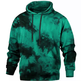 Men'S Pullover Hoodie Sweatshirt Black Yellow Red Blue Purple Hooded Tie Dye Graphic Prints Print Daily Sports 3D Print Streetwear Designer Basic Spring & Fall Clothing Apparel Hoodies Sweatshirts