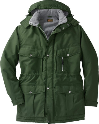 Big Men Fleece-Lined Parka